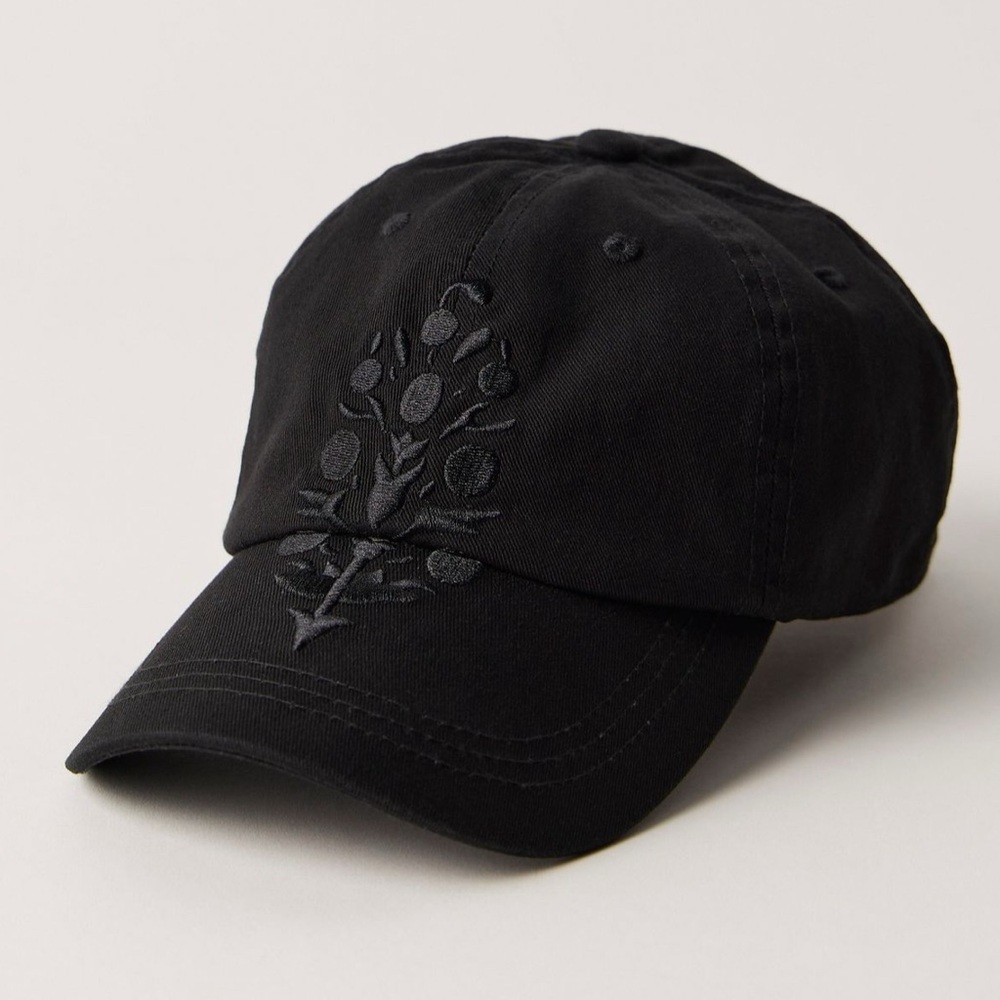 Free People Movement Big Buti Baseball Cap Black